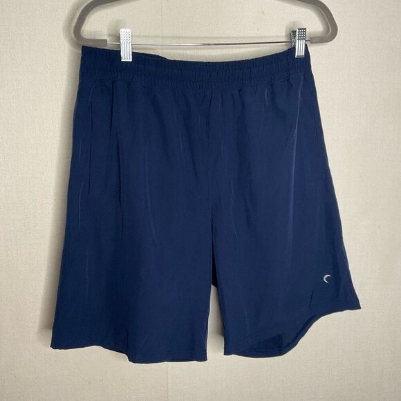 Zyia Men’s size XL Blue Athletic Shorts Drawstring Elastic Waist 9” Inseam - Picture 1 of 9